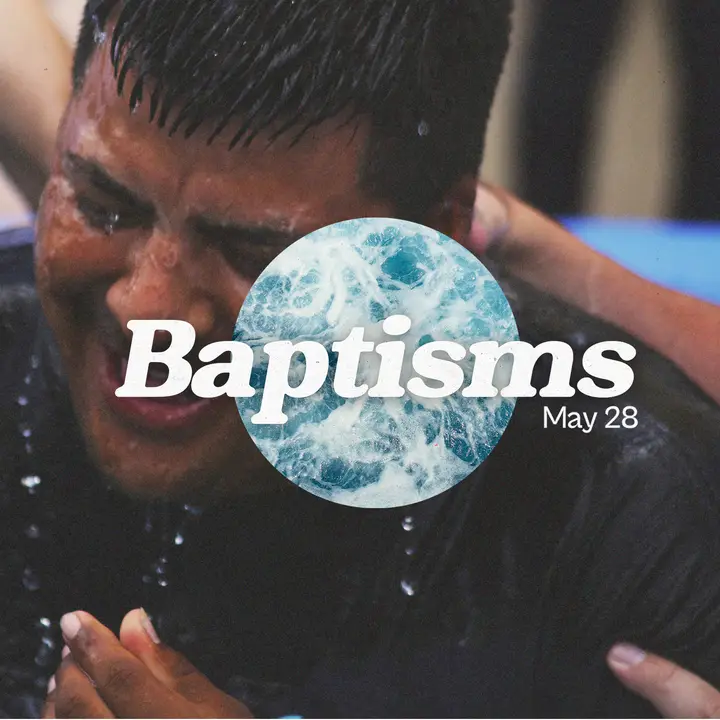 Baptisms: social post