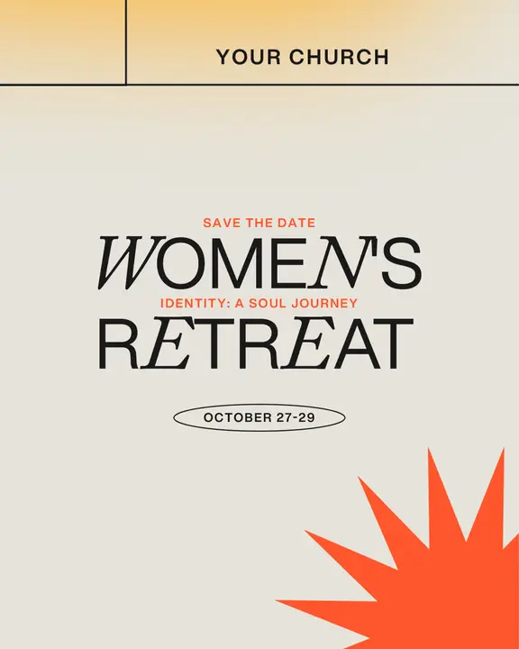 Women’s Retreat: social post
