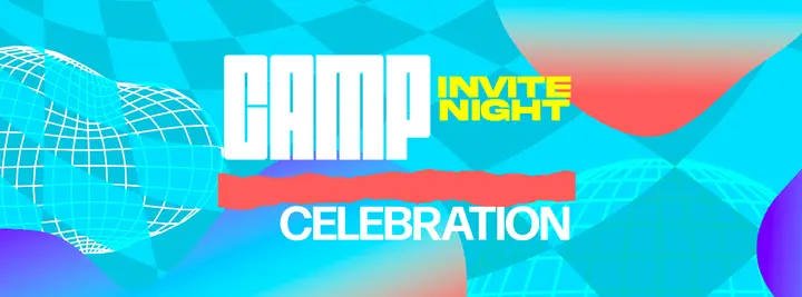 Camp Celebration Invite Night: facebook cover