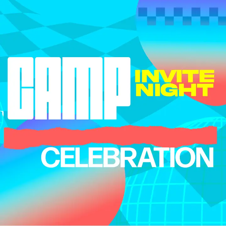 Camp Celebration Invite Night: social post