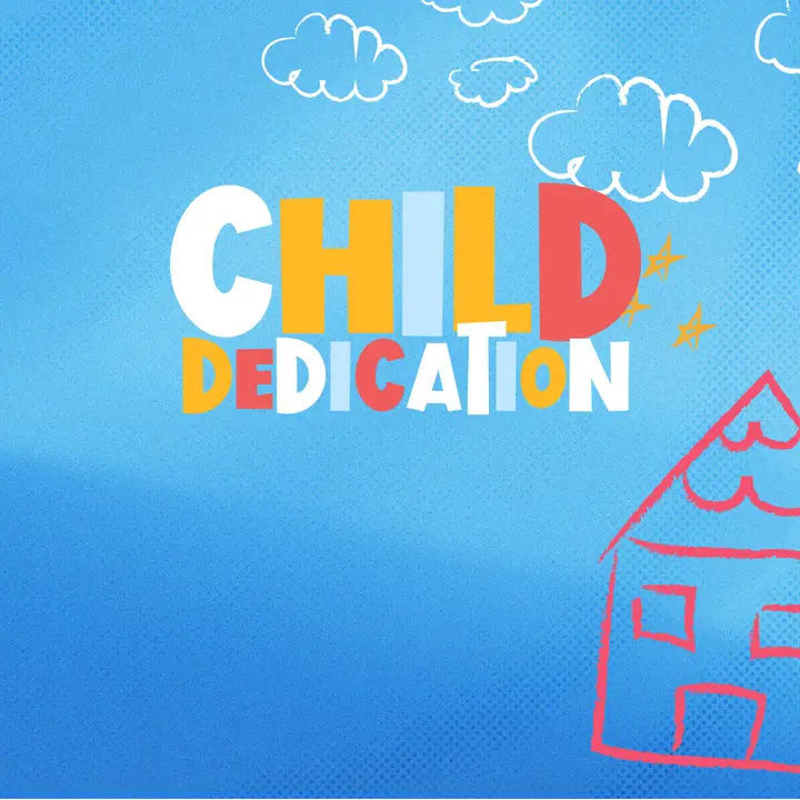 Child Dedication: social post
