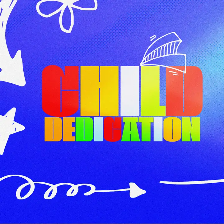 Child Dedication: social post