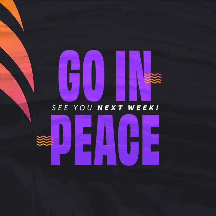 Go In Peace Neon Waves: social post