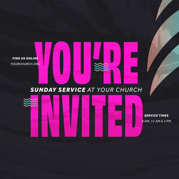 You’re Invited Neon Waves: social post