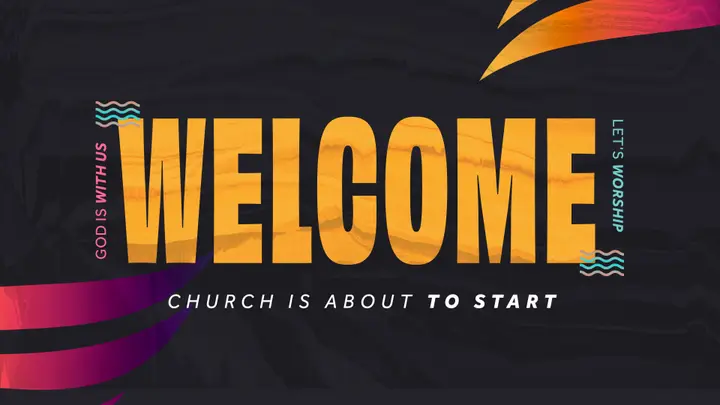 Welcome Neon Waves: title slide 1