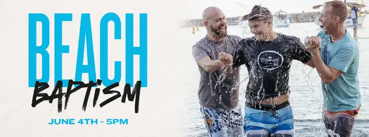 Beach Baptism: facebook cover
