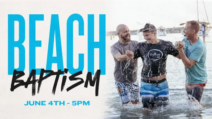 Beach Baptism: HD slide