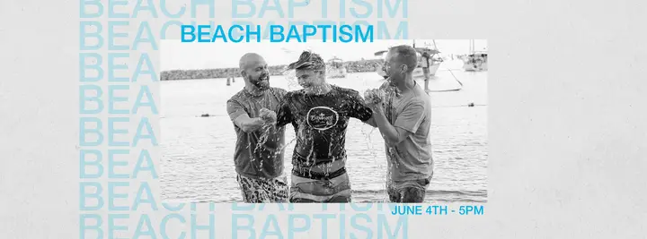 Beach Baptism: facebook cover
