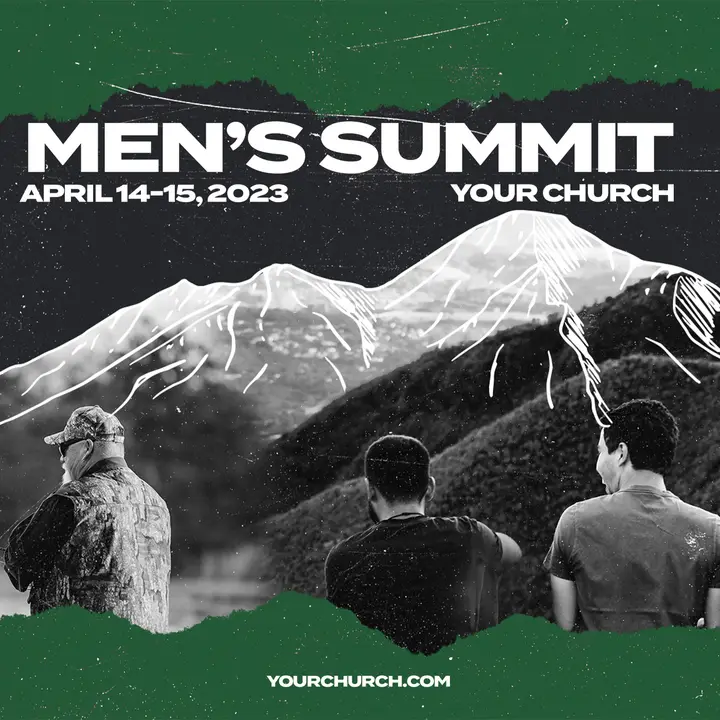 Men’s Summit: social post