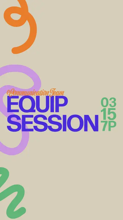 Equip Session: story