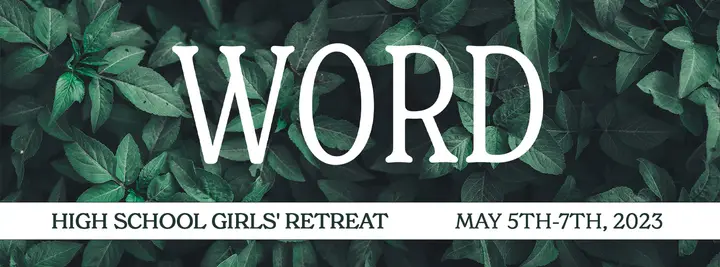 Girls’ Retreat: facebook cover