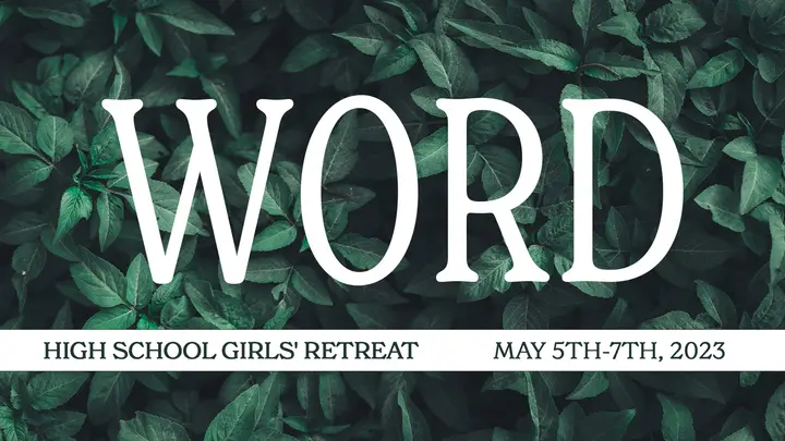 Girls’ Retreat: HD slide
