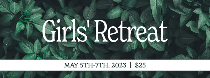 Girls’ Retreat: facebook cover