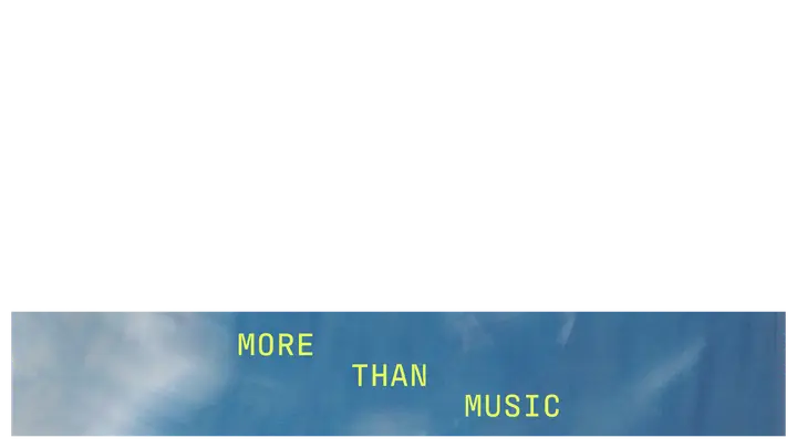 More Than Music: lower third
