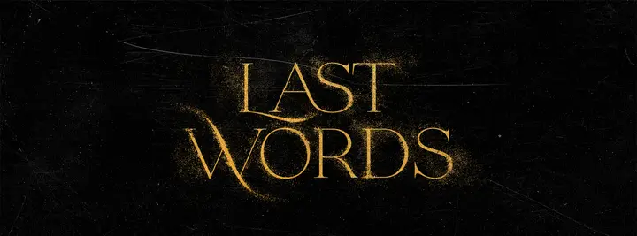 Last Words: facebook cover