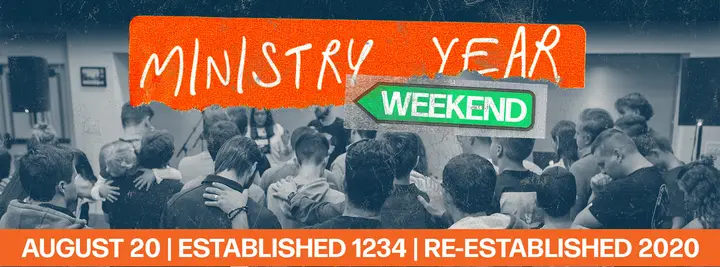 Ministry Year Weekend: facebook cover