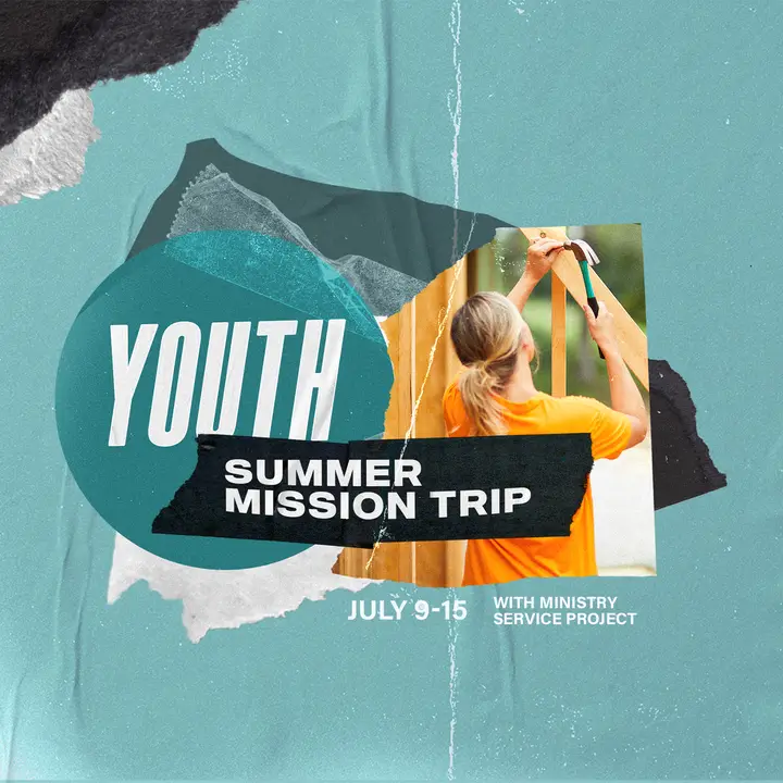 Youth Summer Mission Trip: social post