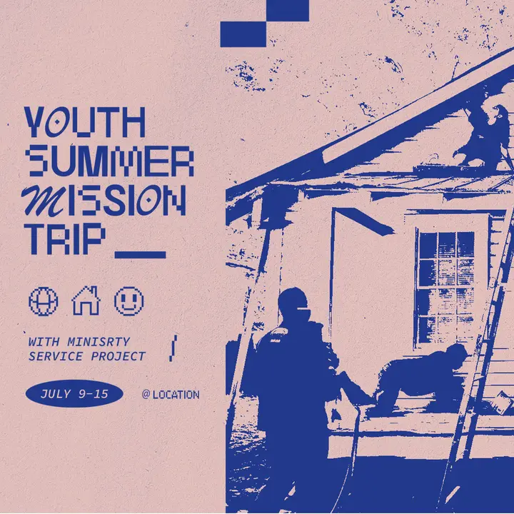 Youth Summer Mission Trip: social post