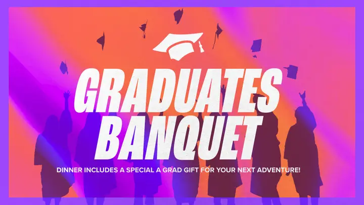 Graduation Banquet Gradient: grad slide