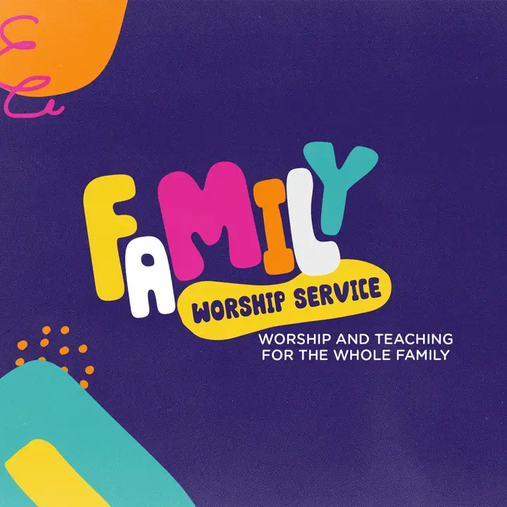 Family Worship Service: social post