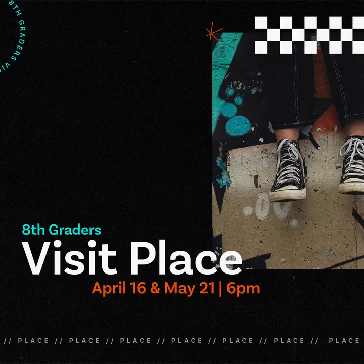 8th Graders Visit Place: social post