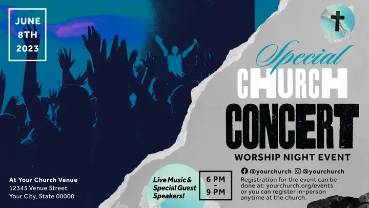 Church Concert: 4K slide