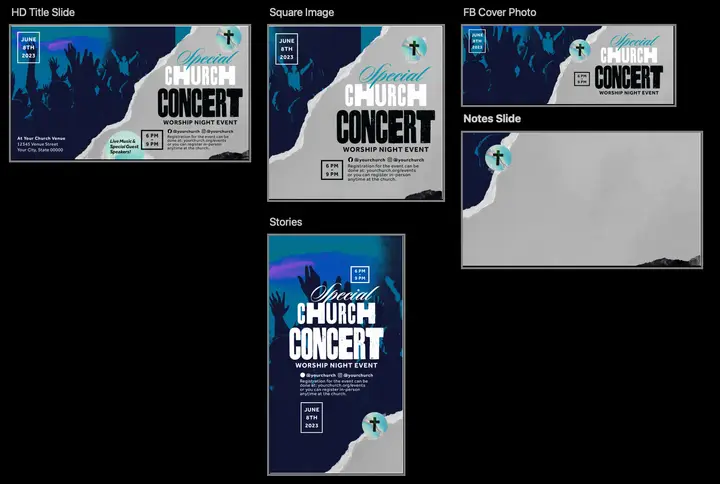 Church Concert: preview