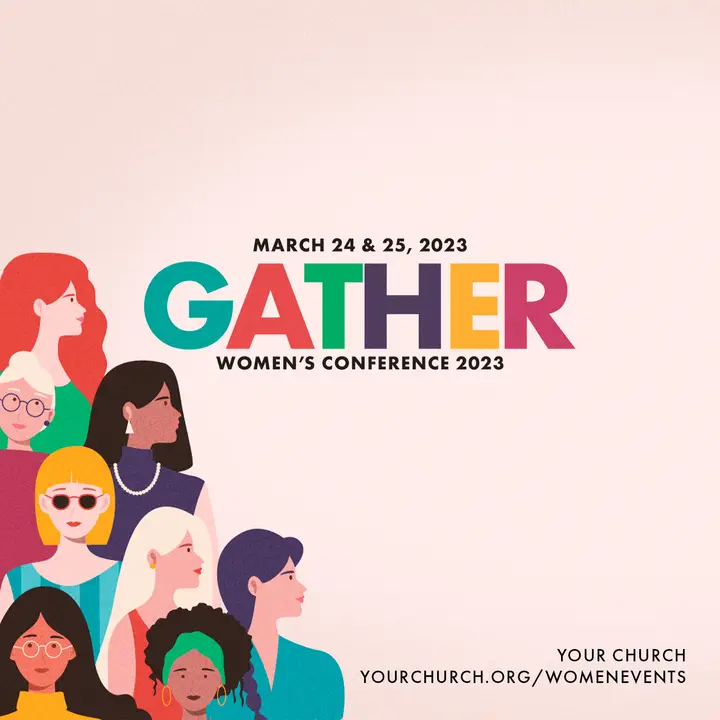 Gather Women’s Conference: social post