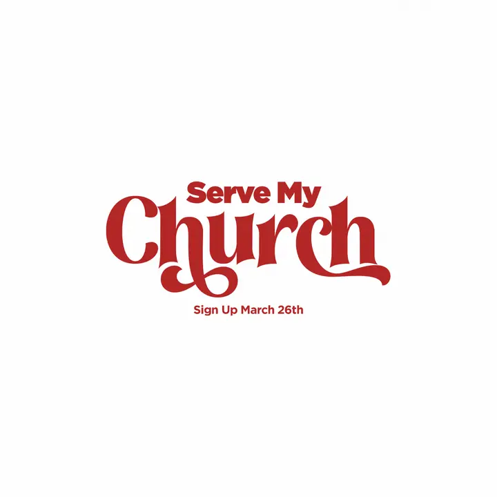 Serve My Church: social post