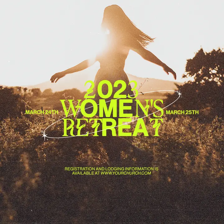 2023 Womens Retreat: social post