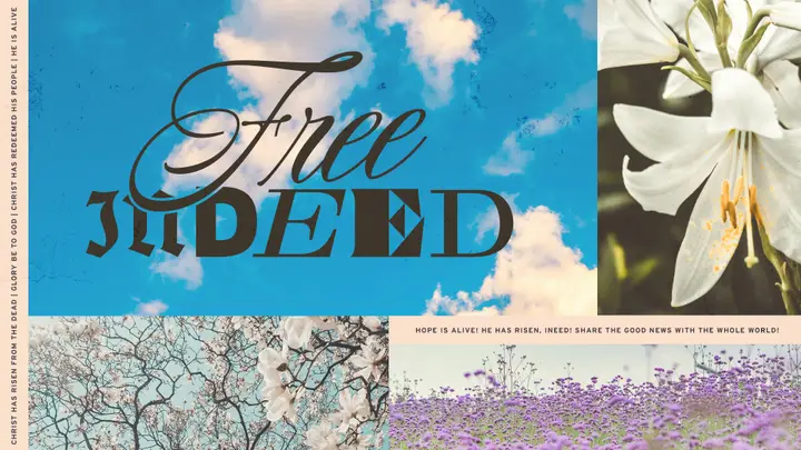 Free Indeed!: 4K slide