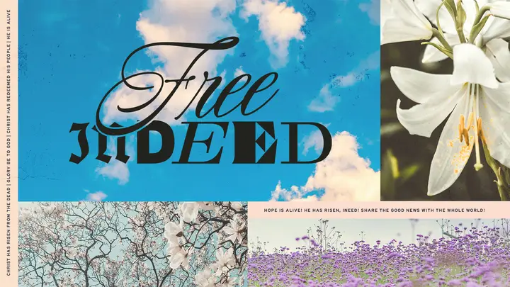 Free Indeed!: title slide