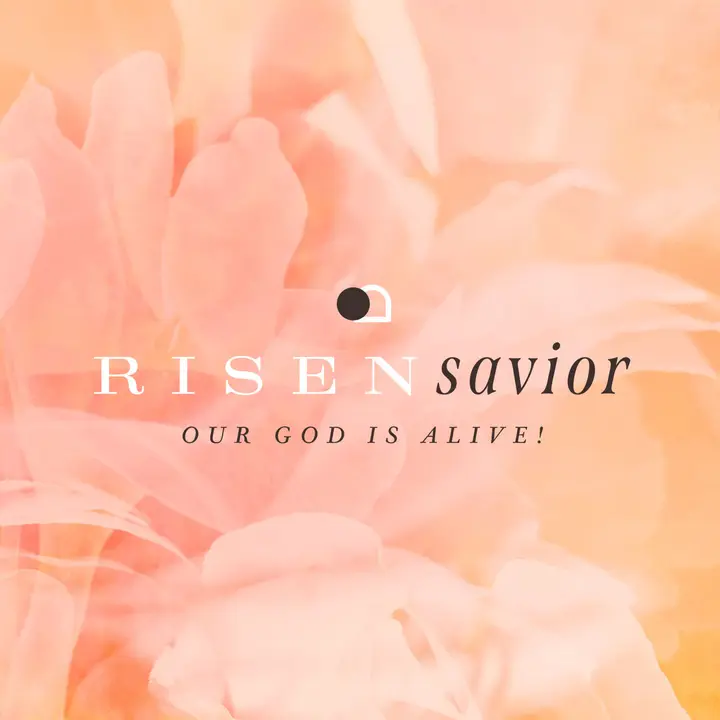 Risen Savior – Our God Is Alive: social post