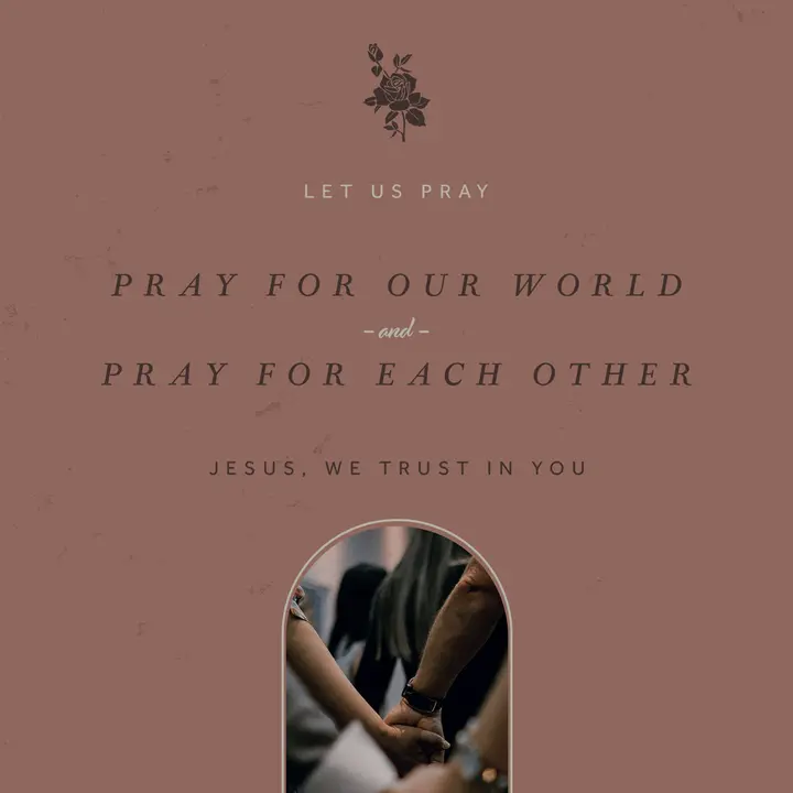 Let Us Pray: social post