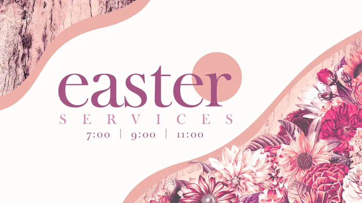 Easter Services Flowers: title slide