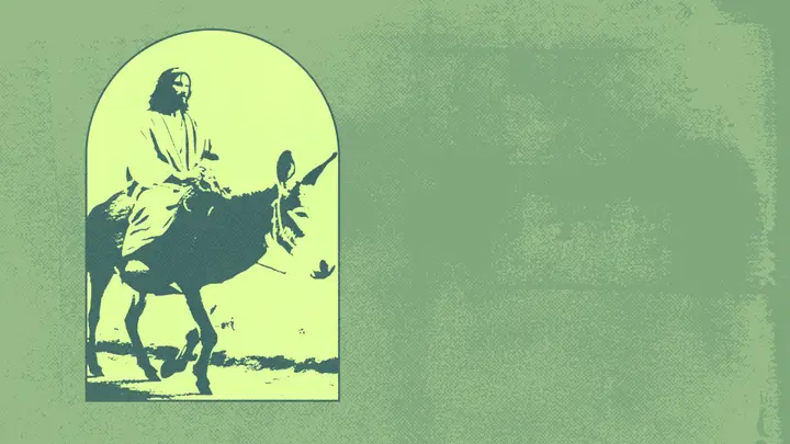 Palm Sunday Distressed: 4K slide 1 · blank