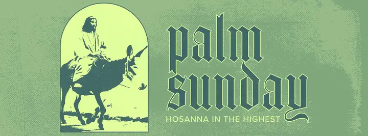 Palm Sunday Distressed: facebook cover