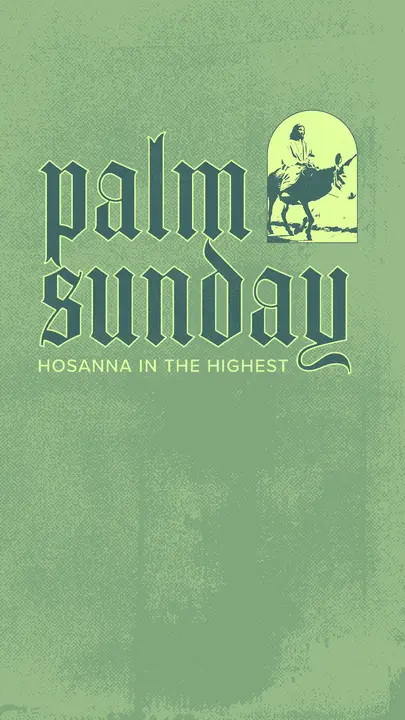 Palm Sunday Distressed: story