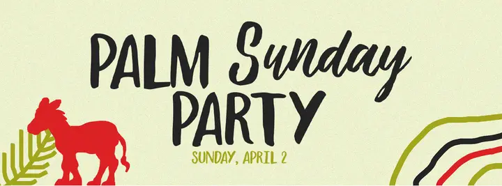 Palm Sunday: facebook cover