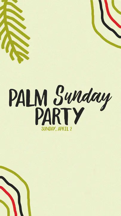 Palm Sunday: story