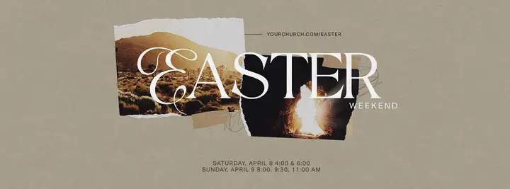 Easter Weekend: facebook cover