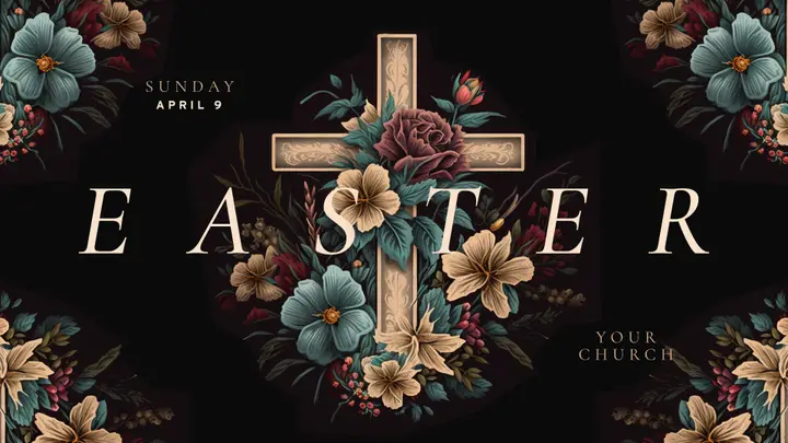 Easter Vintage Flowers: slide