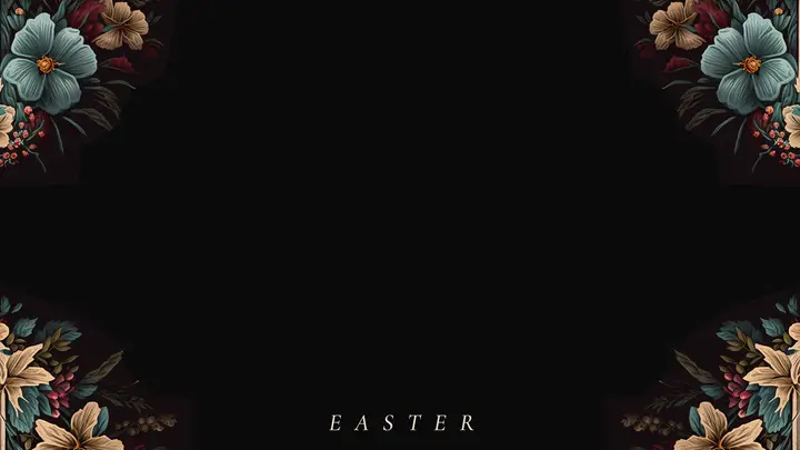 Easter Vintage Flowers: notes slide