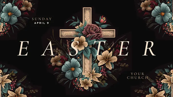 Easter Vintage Flowers: web preview