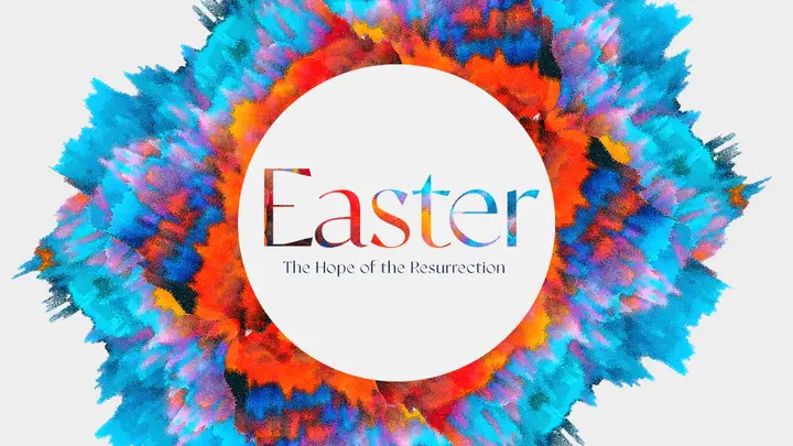 Easter Exploding Colors: 4K slide