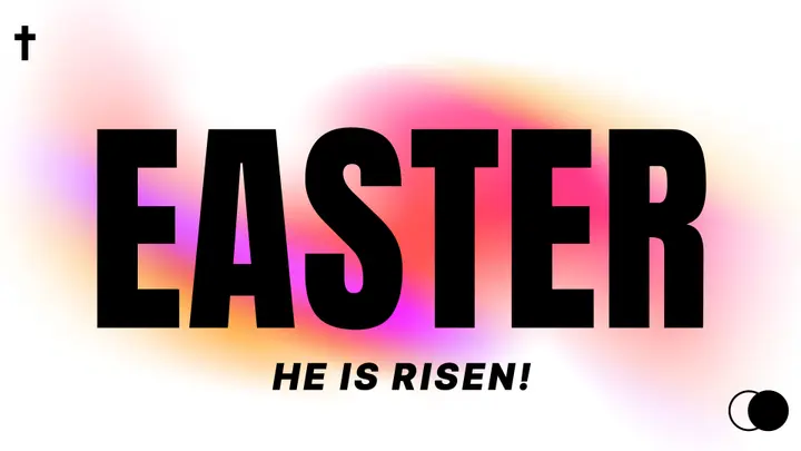 Easter Gradients Slides + Motions Pack: title slide 10