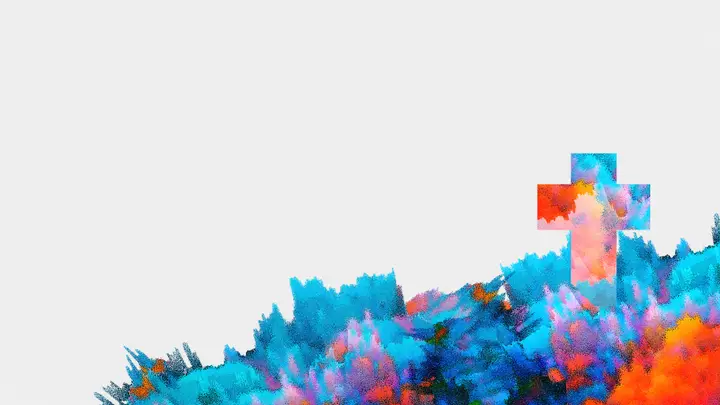 Easter Rising Colors: 4K slide · blank