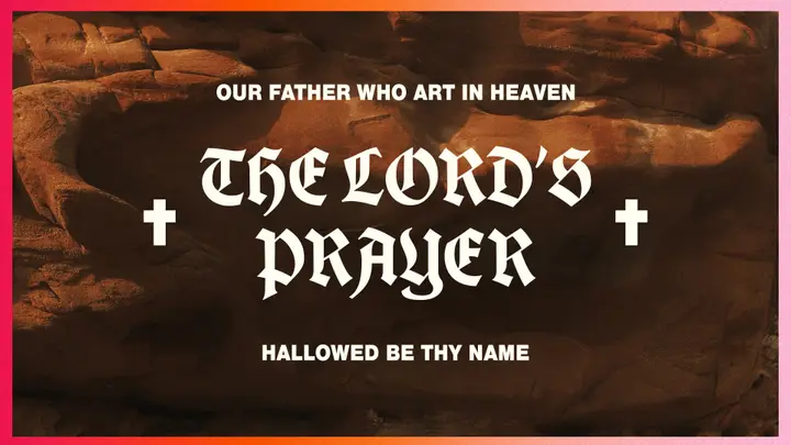 Easter Tomb Slide Pack: the lords prayer slide