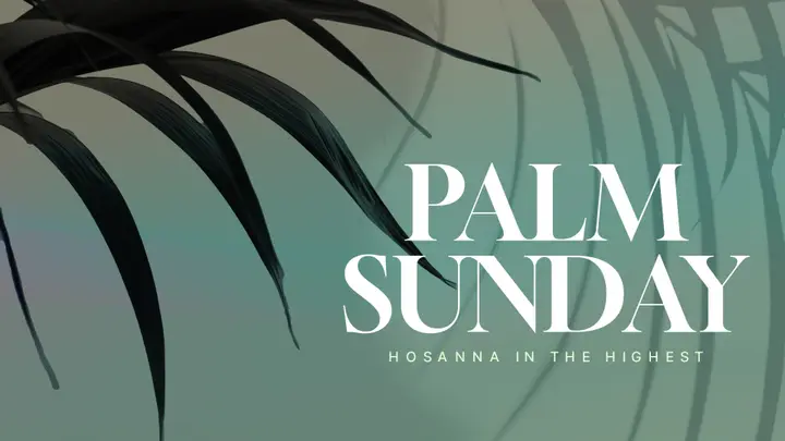 Palm Sunday Light: 4K slide