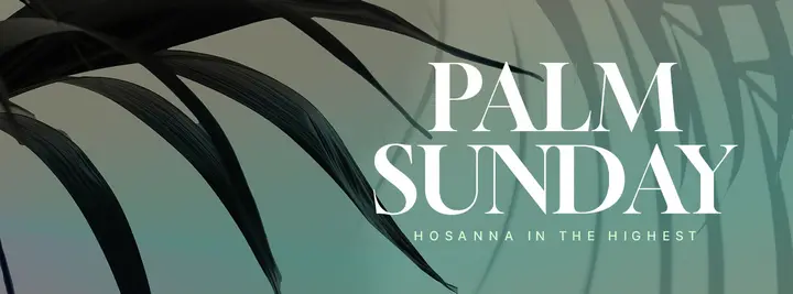 Palm Sunday Light: facebook cover